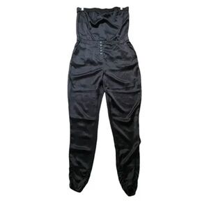 Vintage Y2K Juicy Couture 💯 Silk Strapless Jumpsuit